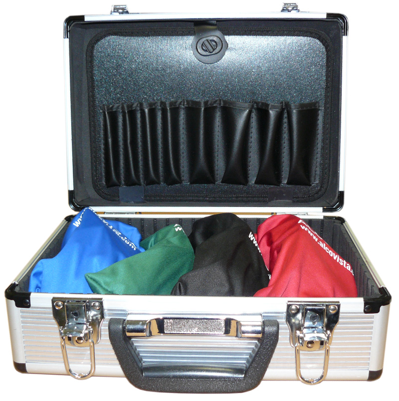 Mallette Aluminium avec 4 lunettes au choix